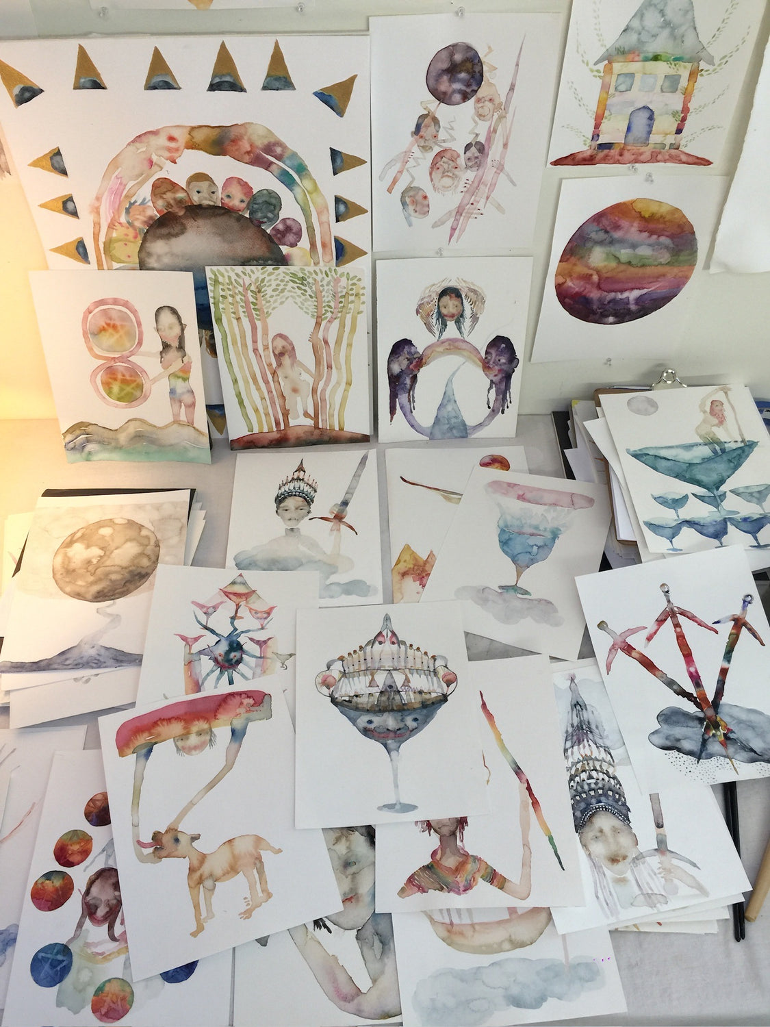 Bespoke Watercolor Tarot Painting